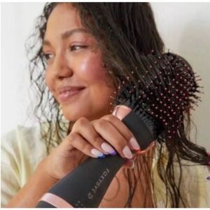 FoxyBae Rose Gold Blowout Dryer Brush Professional Salon Grade All-In-One